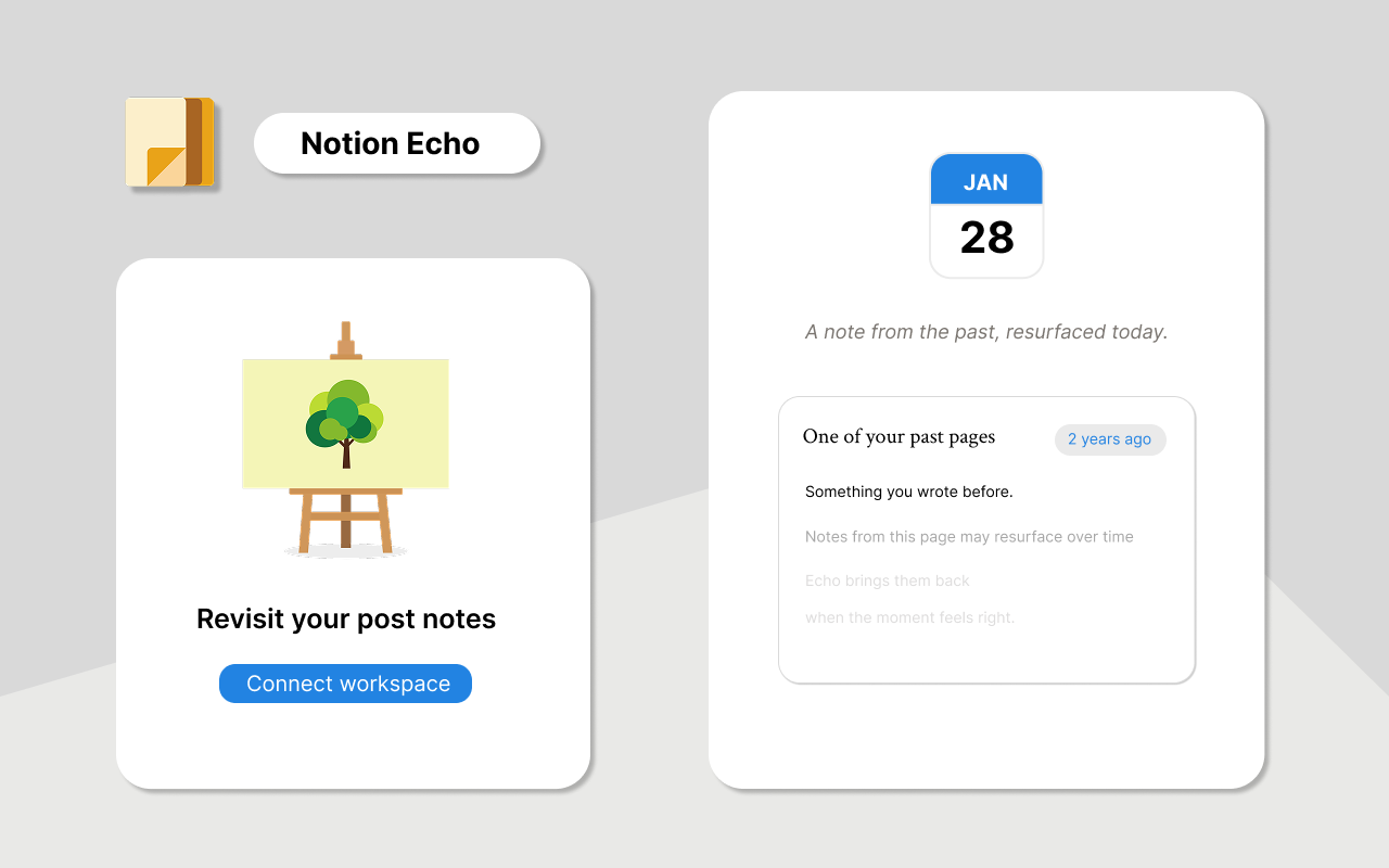 Notion Echo 界面截图